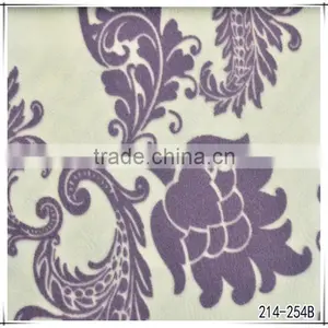 Flocked Sofa Fabric Velvet Flocked Upholstery Fabric thumbnail-4