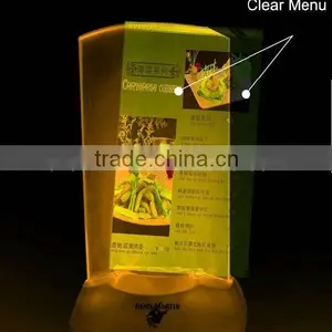 Clear Acrylic Tabletop Menu Holder thumbnail-1