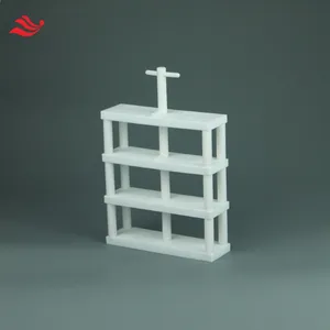 PFA Wafer Cleaning Tank With PTFE Cassette for Washing Silicon Wafer, Wafer, Glass Etc. thumbnail-3