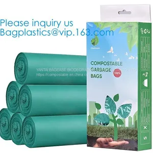 Compostable Recyclable Clear Poly Bags Custom Logo OPP Material Plastic Self Adhesive Seal Garbage Bag Bagease Bagplasti thumbnail-4
