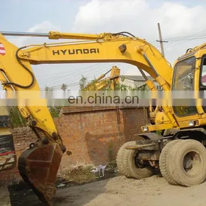 South Korea Hyundai 130w-5 Crawler Excavator on Sale in Shanghai thumbnail-1