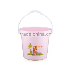 High Quality Carton Large Capacity Home PP Plastic Bucket With Handle thumbnail-3
