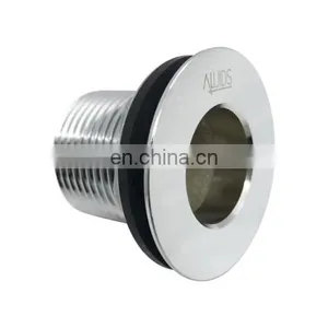Chrome Plated-Brass Drain Assembly 1.5inch Long x 1inch NPS Male thumbnail-1