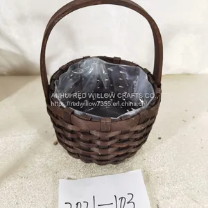 Factory Cheap Wood Chip Garden Flower Basket Gardening Supplies thumbnail-1