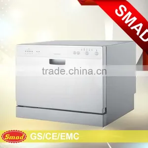 SMAD White Made in China Wholesale Countertop Home Use Small Dish Washer With CE Rohs Cert thumbnail-1