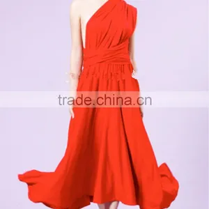 Sleeveless Casual Dress Bridesmaid Dress Designs Convertible Fashion Dress thumbnail-2