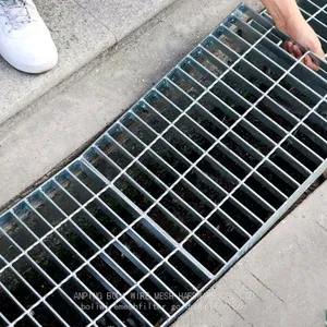 Hot Galvanized Building Reconstruction Building Upgrade Flooring Bar Grating /Heavy-Duty Industrial Steel Floor Grating thumbnail-1