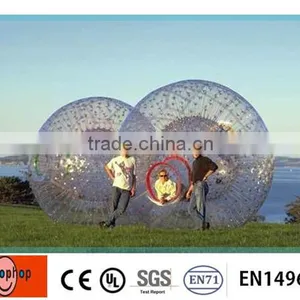 Inflatable Ramp Zorb Rolling Inflatable Ball Person Inside thumbnail-1