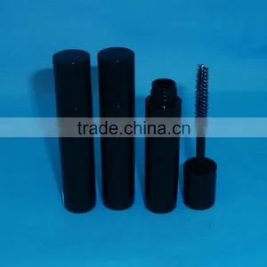Black Empty Plastic Eye Masacara Container / Making-up Cosmetic Care Container With Brush Cap thumbnail-2