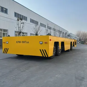 Heavy Duty Aifite Trackless Electric Handling Vehicle Shuttle Across the Workshops thumbnail-1