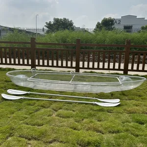 HDPE Quality Transparent Kayak With Different Capacity for Tourism, Water Leisure Kayak Single, Double and Single Use thumbnail-4
