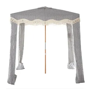 Commercial Beach Cabana Heavy-Duty Steel Frame Waterproof Canopy for Hotel and Resort thumbnail-5