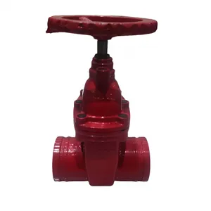 High-Performance Grooved Gate Valve Cast Iron Flange Rod Type Sluice Gate Valve for Fire Protection Purposes thumbnail-4