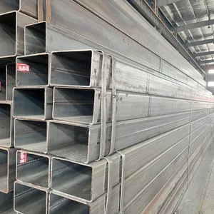 ASTM A106 A36 A53 Q235B Hollow Section Iron Rectangular Pipe Carbon Steel Square Tube Price thumbnail-2