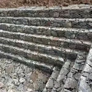Galvanized Steel Gabion Baskets With 2.7mm Wire Diameter for Erosion Control thumbnail-5
