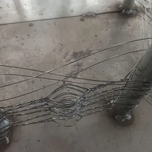 5588 5689 Hinge Joint Fence 70 Carbon Steel Mzp Wire Plain Weave Knitted Wire Mesh Bending Battlefield Defense Works Tank Net thumbnail-4