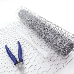 PVC-beschichtetes oder verzinktes Sechsecknetz für Geflügel- und Tierbehausungen thumbnail-1