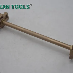 Aluminum Bronze Non-Sparking Double Head Drum Wrench, 350mm Length, 70x70mm Square Drive & 95x70mm Hex End thumbnail-3