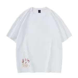 Men’s 100% Combed Cotton Embroidered Short-Sleeve T-Shirt thumbnail-1