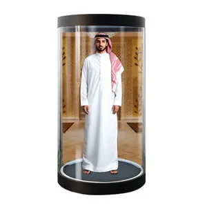 HoloZun Volume Light Naked Eye 3D Holographic Display Cabinet, Glass-Free Hologram Terminal for Digital Human,Education & Immersive Commercial Show thumbnail-2