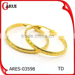 Wholesale Fashion Jewelry Women Wear Jewelry Gold Huggie Earrings thumbnail-1