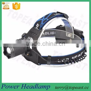 High Power Headlamp Rechargeable Waterproof Head Flashlight Headlight thumbnail-1