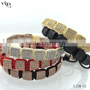 Viya Hot Sale Square Beads Bracelet Chinese Knot Handmade Bracelet Fashion Design Bracelet For Wholesales thumbnail-6