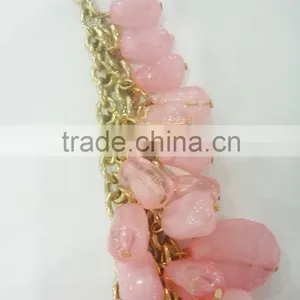FASHION BEADED NECKLACE EARRING thumbnail-1