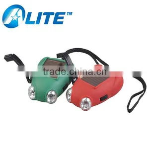 PVC Solar Dynamo Self Charging Flashlight for Kids thumbnail-1