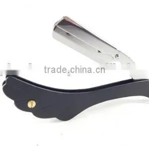 Barber Straight Razor Matte Stainless Steel Arm Swing Lock thumbnail-1