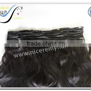 Wholesale High Quality Clip in Human Hair Topper Remy 100% Human Hair Best Selling thumbnail-4