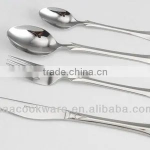 Dishwash Safe 304 Stainless Steel Cutlery 18/8 Flatware With High Quality thumbnail-1
