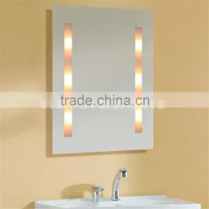 Modern Design 5mm Silver Glass Hotel Bathroom Mirror With Light Quality Choice thumbnail-2