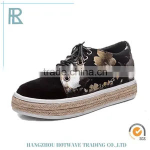 Cotton Newborn 2016 China Fashion Woman Espadrilles thumbnail-1