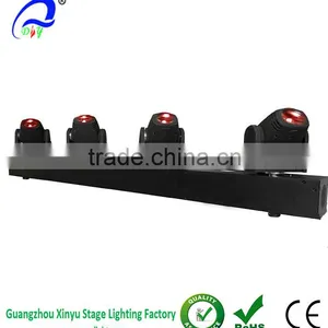4 PCS 10W LED Mini Moving Head RGBW 4 IN 1sharpy Beam Light thumbnail-1