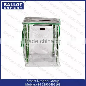 Green Color Foldable PVC Ballot Box for Election thumbnail-1