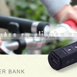 Outdoor Bluetooth Speaker 2600mAh Power Bank With Led Torch thumbnail-4