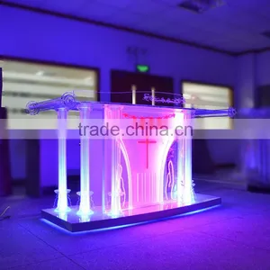 Experienced Produce Acrylic Led Church Pulpit Designs thumbnail-2