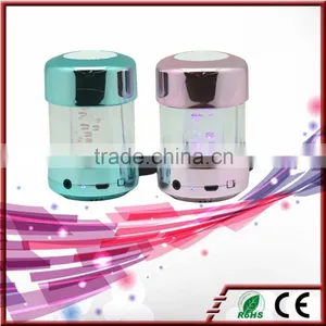 Wireless Rechargeable Mini Portable Bluetooth Speaker With LED Light thumbnail-4
