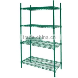 Environmental Popular Heavy Duty Hotel Dishwasher Rack Hanging Wire Shelf Green Epoxy Wire Shelving thumbnail-1
