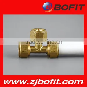 Good Quality Brass Equal Tee thumbnail-1