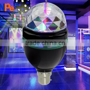 Privite Disco Party Magic Ball RGB Colorful E27 Rotating Smart Led Light Bulb thumbnail-5