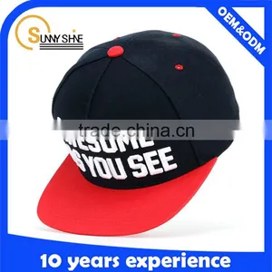 High Quality Custom Flat Brim Snapback Hats And Cap Men thumbnail-4