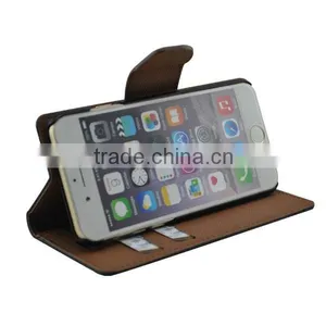 Luxury Smart Phone Wallet Style New Coming High Qualtiy Leather Case for Iphone6 Plus thumbnail-5