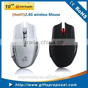 2.4GHz Wireless Optical 2000DPI Adjustable 6 Buttons Gaming Mouse Mice PC Laptop thumbnail-1
