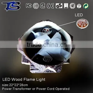 2016 New Design 12v Party LED Aftifical Wood Fire Flame Light in Red Cloth thumbnail-4