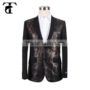 Top Quality 100% Hand Made Woolen Custom Suit Bespoke Suit thumbnail-1