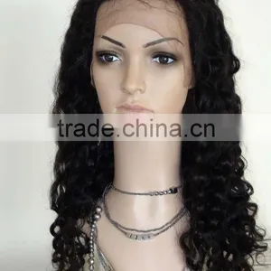 Full Lace Wig With Natural Human Hair Natural Wave Style thumbnail-1