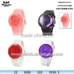 2014 Hot Sale Fashion Color Silicone Watch Quartz Kid Watch thumbnail-1