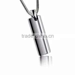 High Quality Custom Shinny Tungsten Carbide Pendant Necklace thumbnail-2